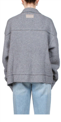 Aya Muse - Button Up Knit Jacket