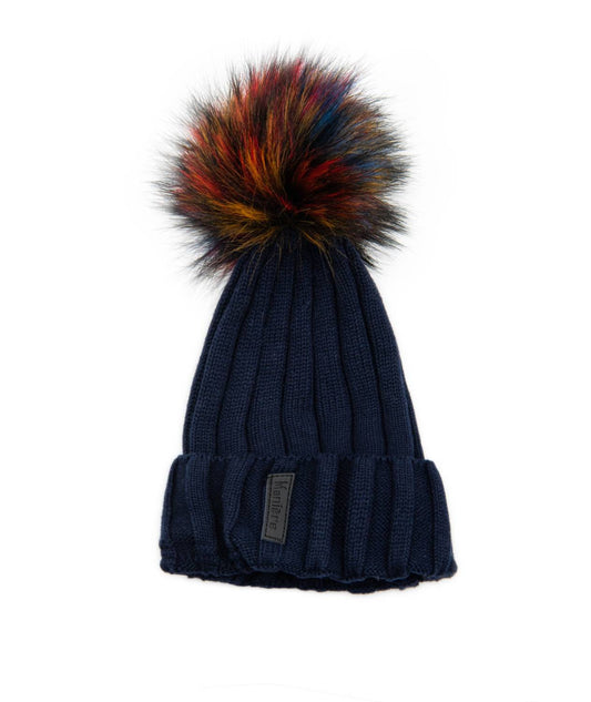 Maniere - Ribbed Merino Wool Hat With Pom