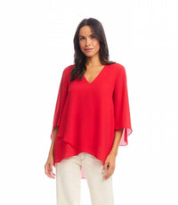 Karen Kane - Bracelet Sleeve Asymmetric Top