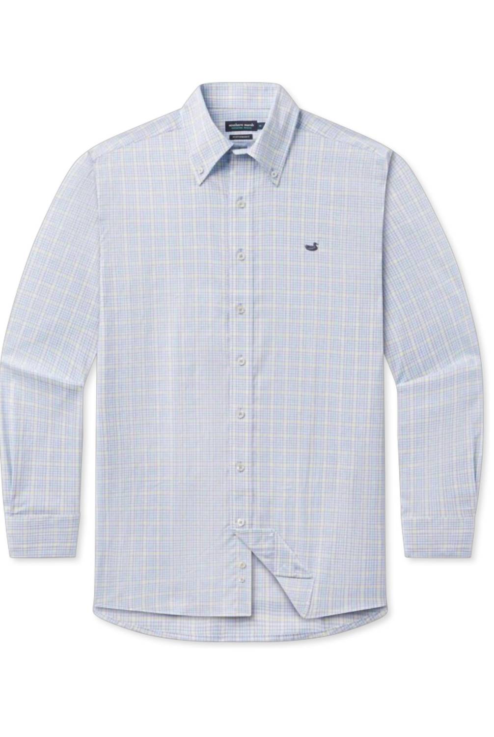 Southern Marsh - Men's Dyer Performance Gingham Dress Shirt