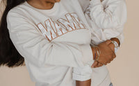 August And June Kids - Checkered Mama Sweatshirt
