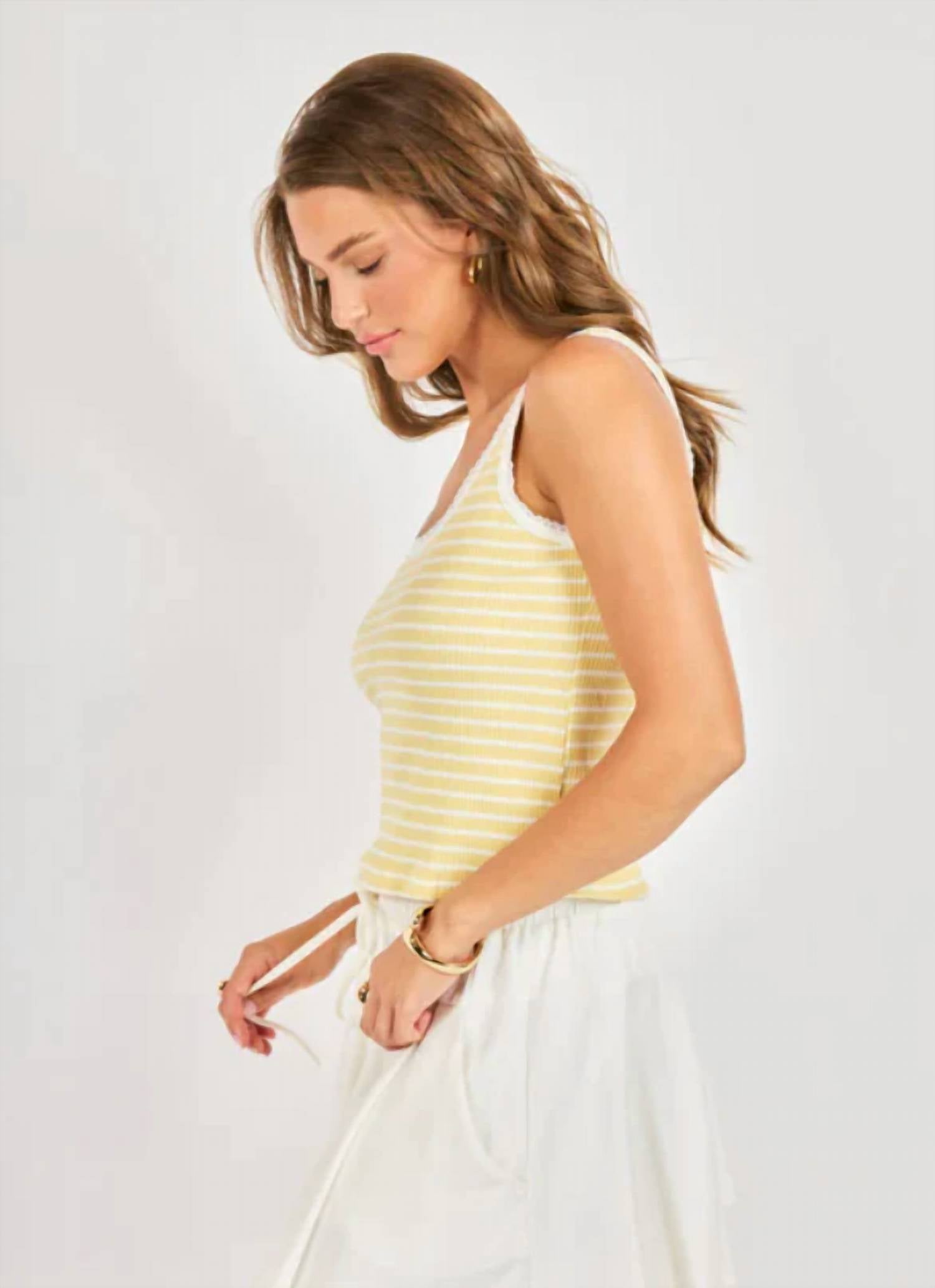 Sadie & Sage - Dejavu Stripe Tank