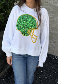 Queen Of Sparkles - Helmet Sweatshirt