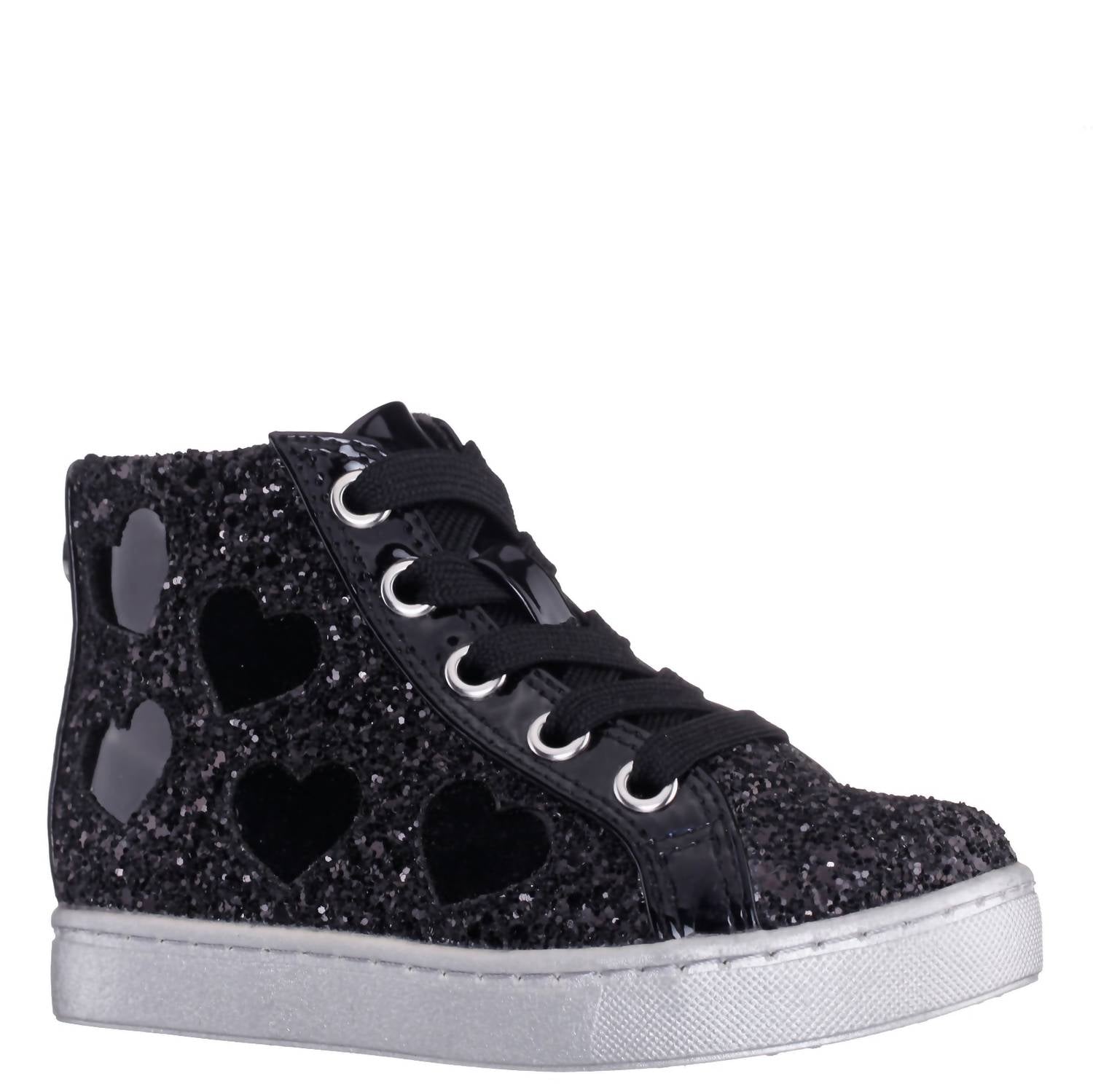 Nina Women's Cass High Top Sneakers in multi glitter - women's sneaker