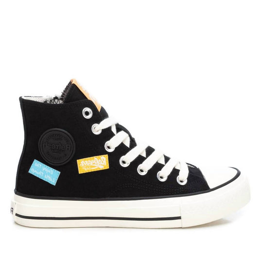 Xti - Women's Canvas High-Top Sneakers