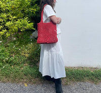 Frnch - Women's Carlina Woven Shoulder Bag