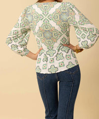 Hale Bob - V Neck Jersey Top
