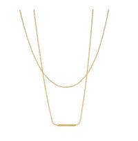 Katie Rae Collection - Women's Dainty Bar Necklace