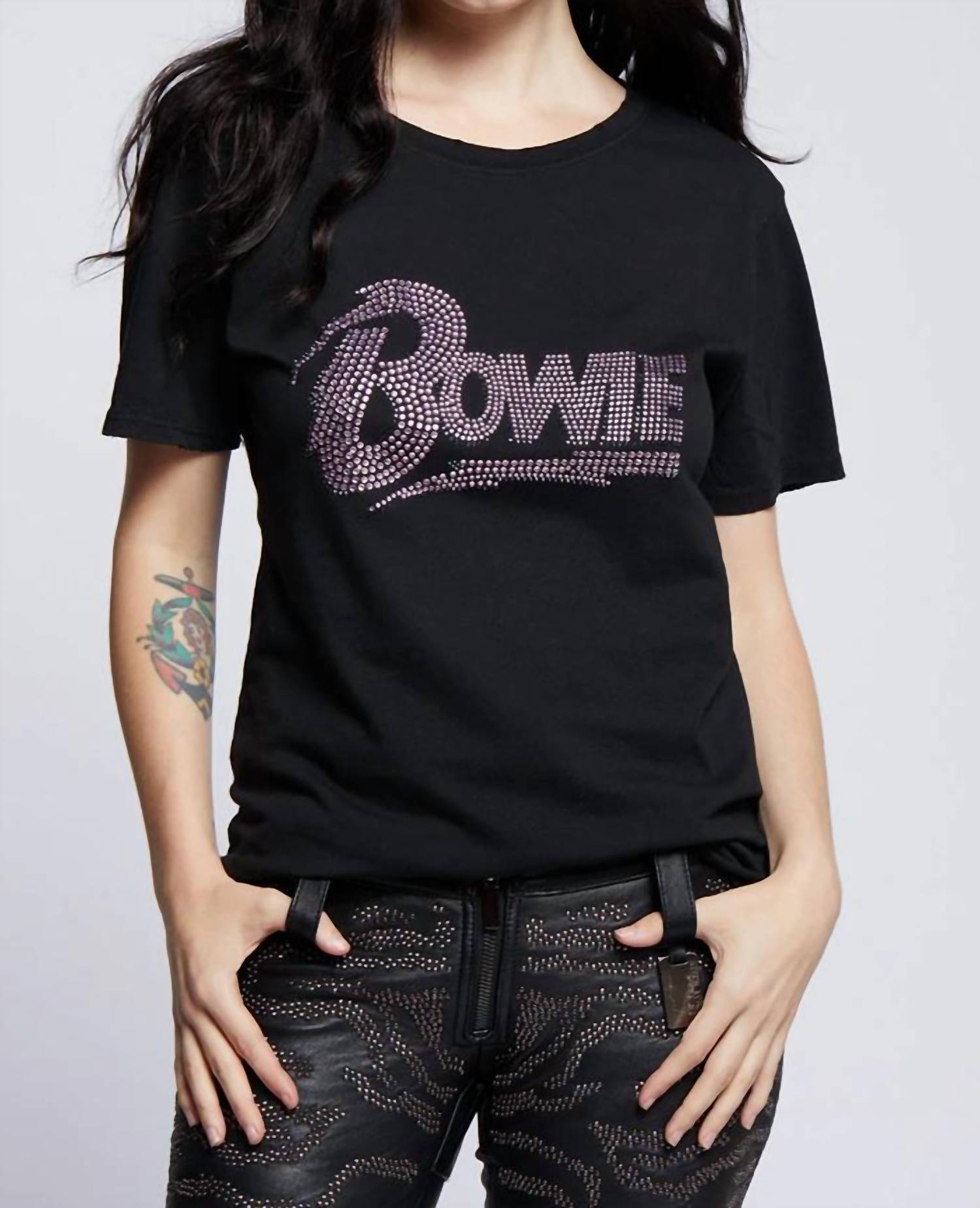 Bowie Crystal Boyfriend Tee