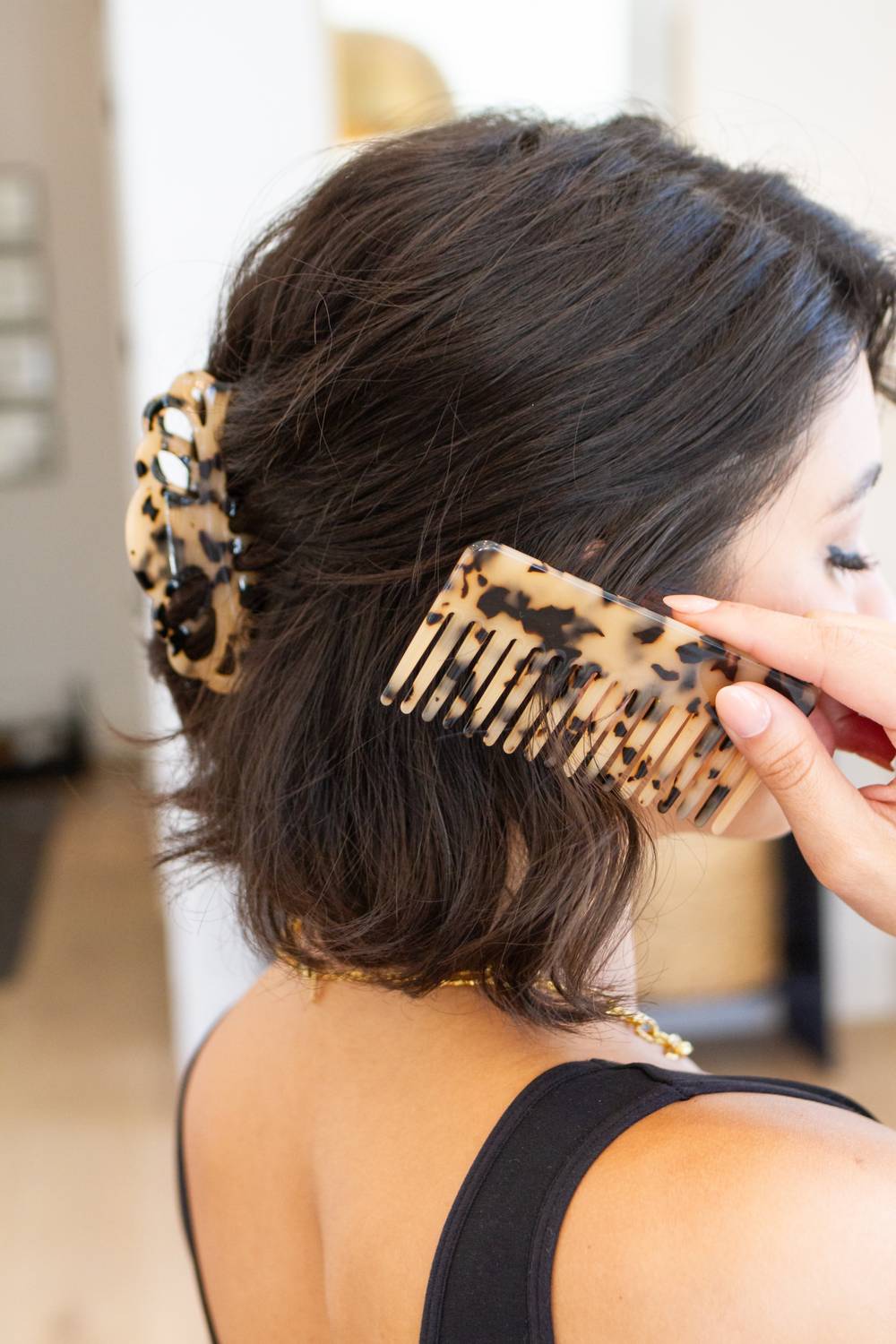 123 Amore - Women's Comb & Claw Clip Set