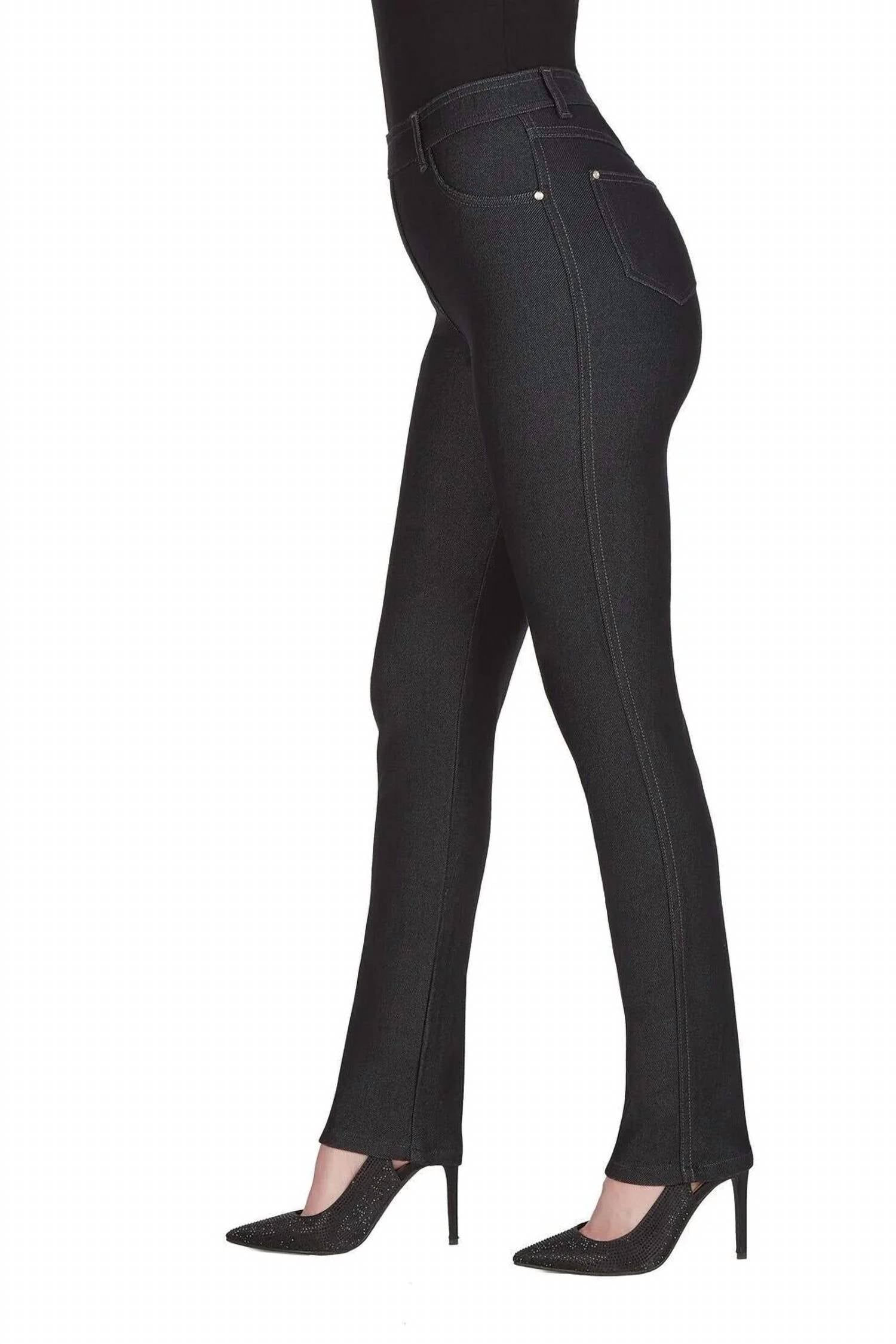 Belle D'Amour - Tricotto Pull-on Stretch Denim Pants