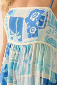 Promesa - Tropical Floral Ruffled Wide-Leg Cami Jumpsuit