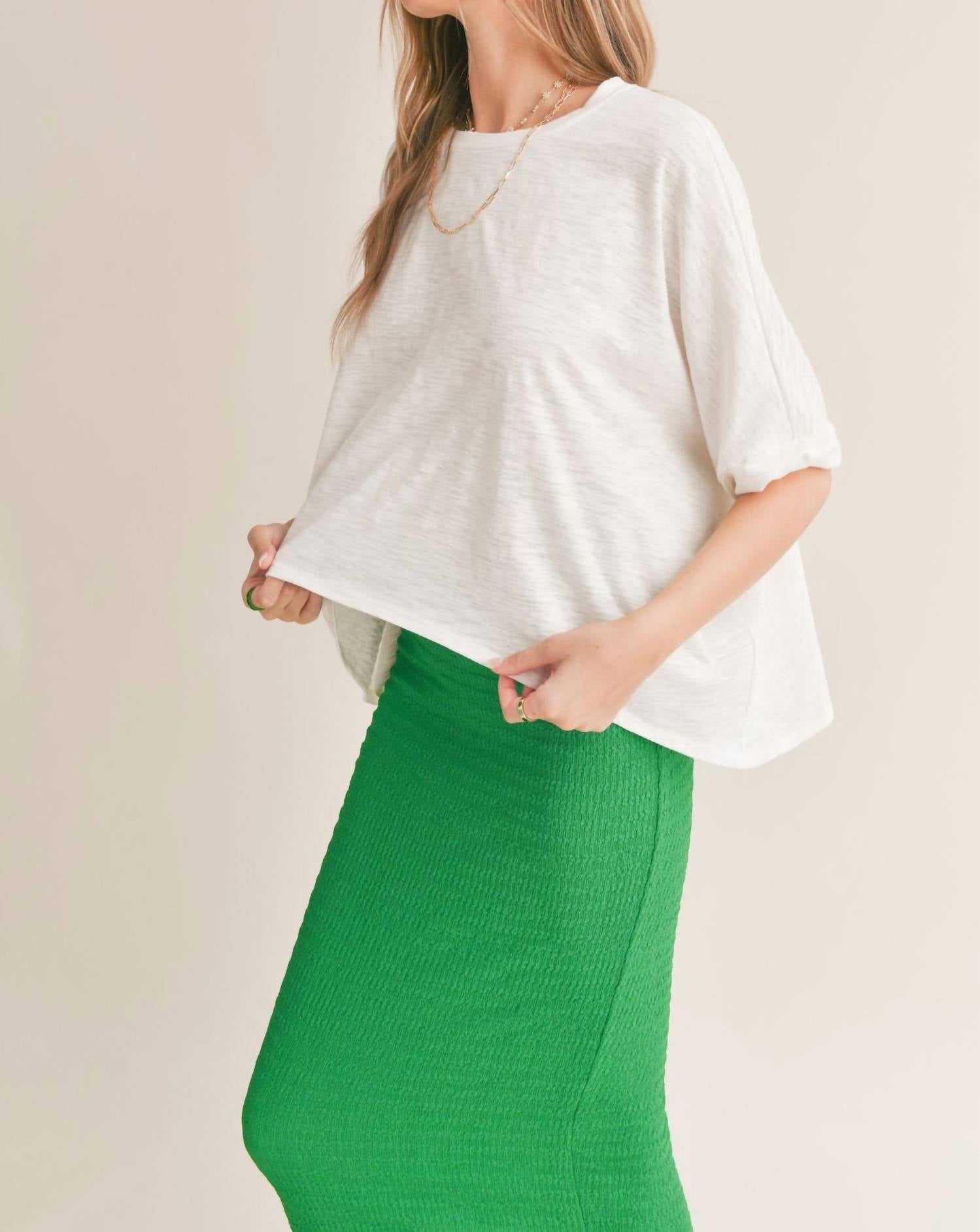 Sadie & Sage - Sleeping In Short Sleeve Top
