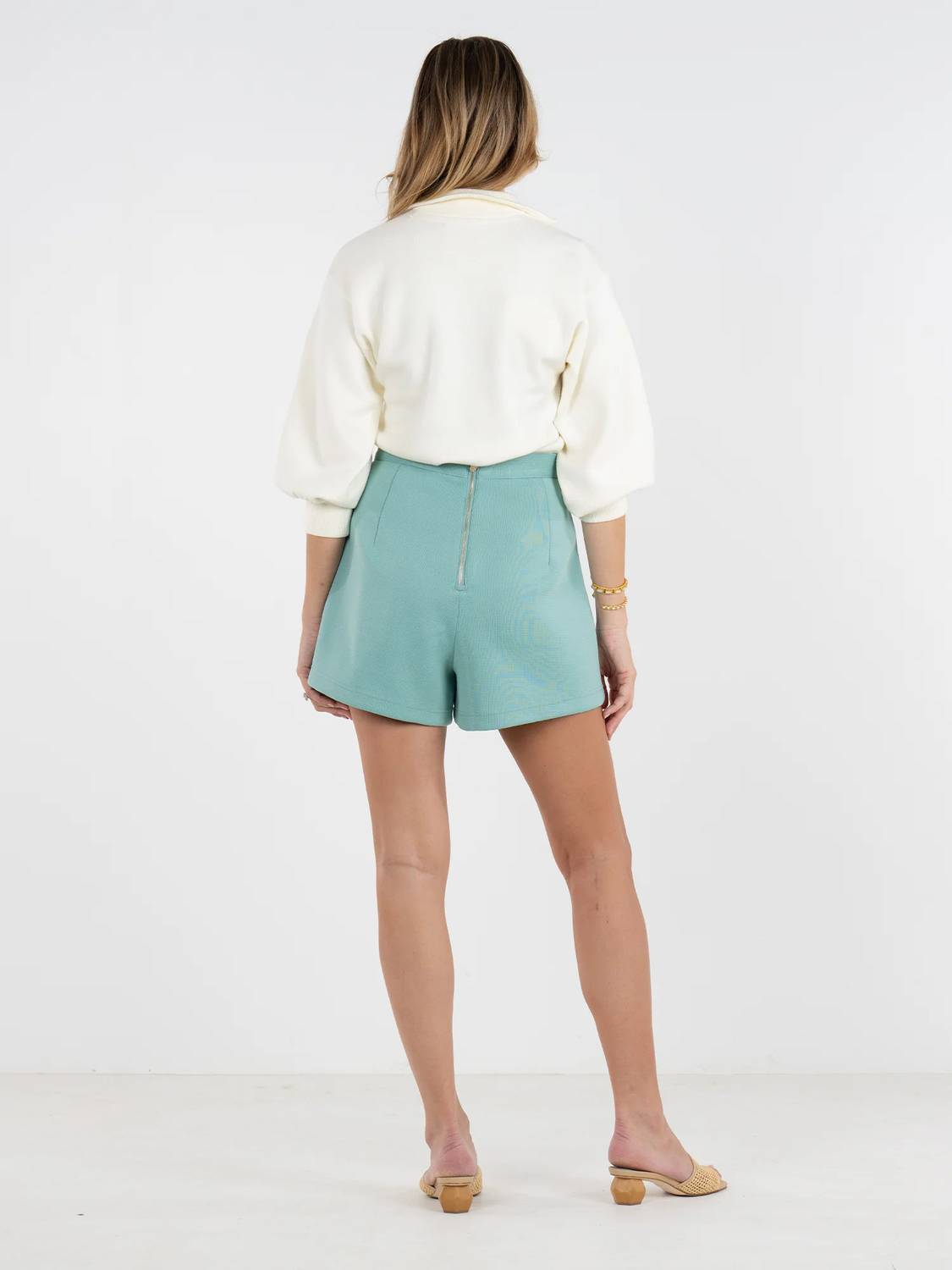 Emily Mccarthy - Tailored High Rise Shorts