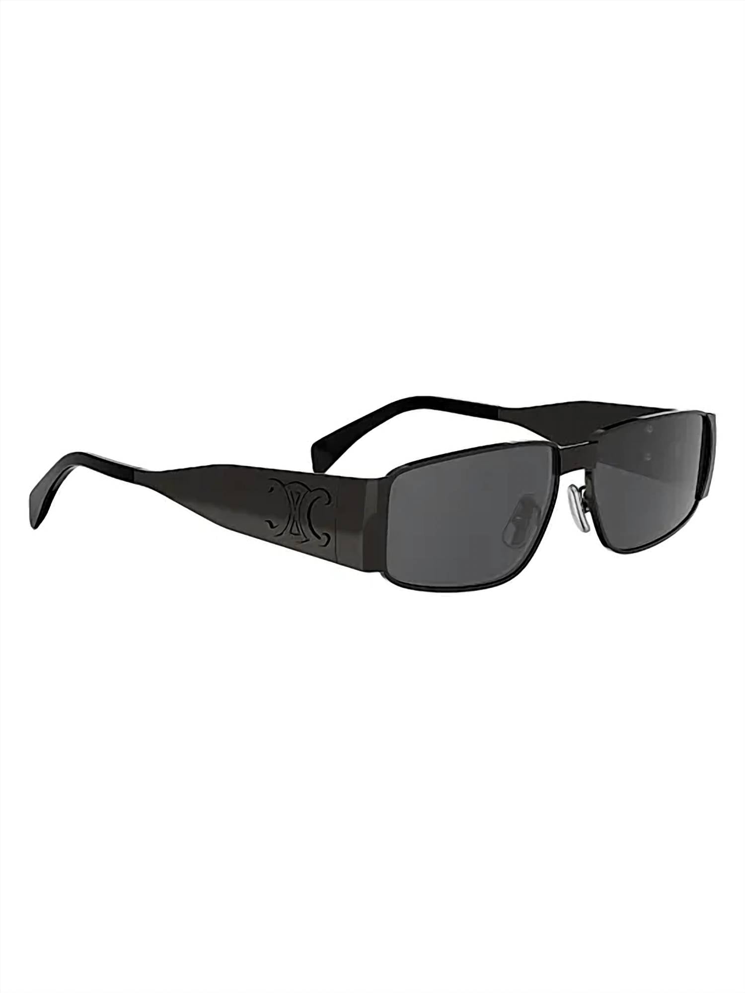 Celine - Men's Metal Triomphe Rectangular Sunglasses