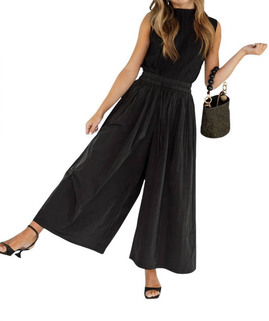 Psophia - TAFFETA PALAZZO PANTS