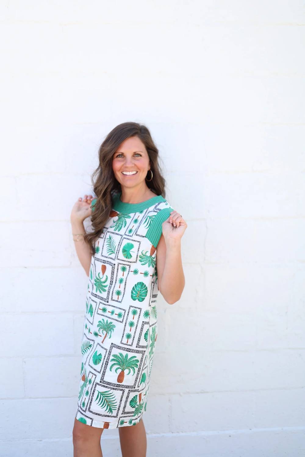 Entro - Portia Palm Mini Dress