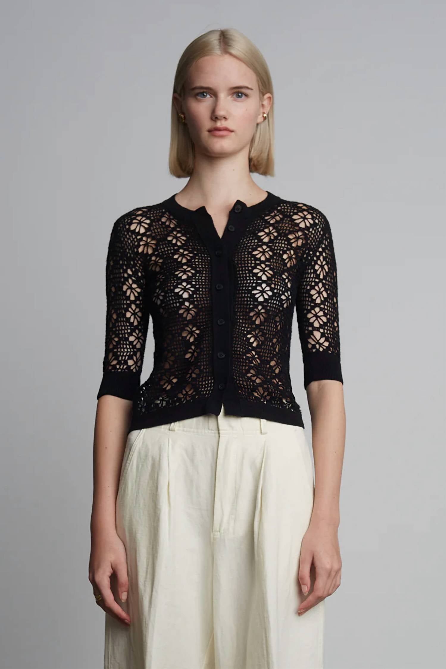 Eleven Six - Peruvian Crochet Cardigan