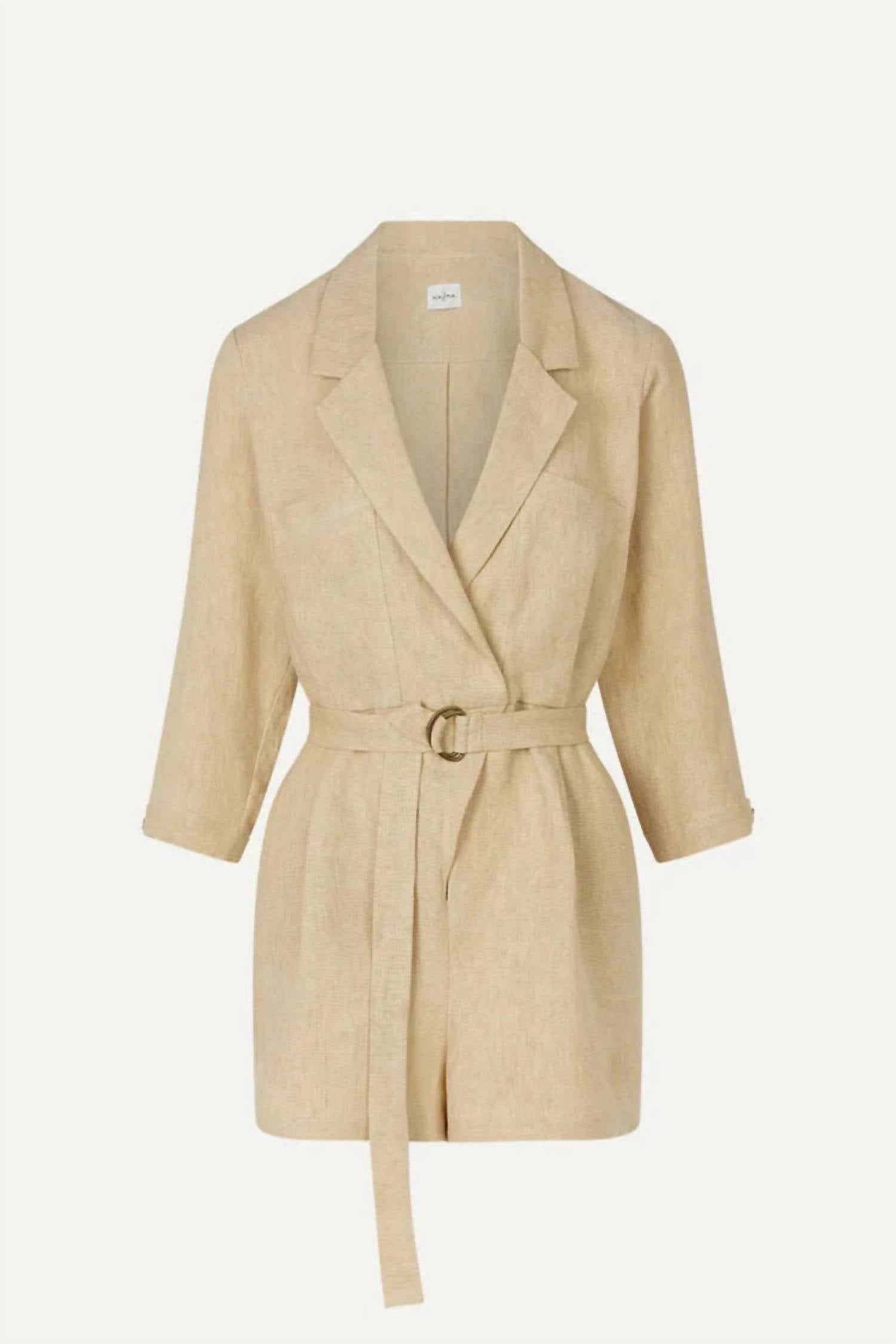 Le Kasha - Dahab Linen Short Jumpsuit