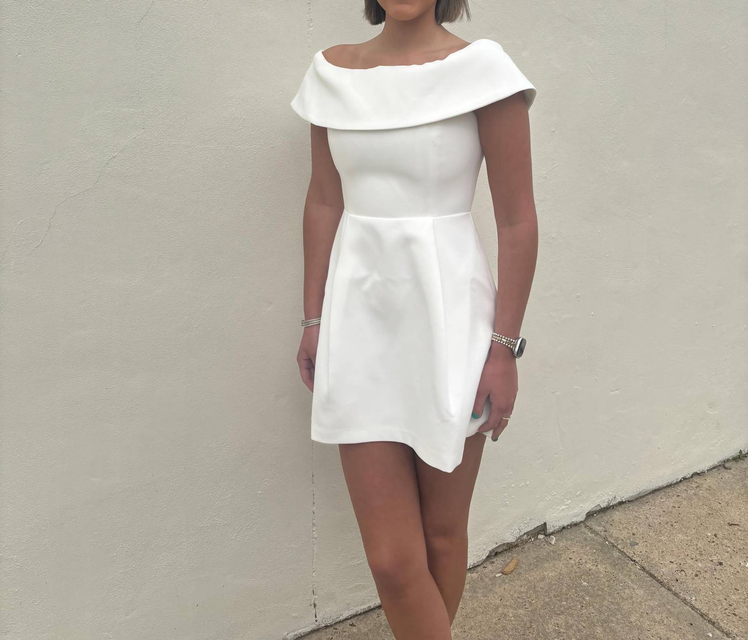 Lucy Paris - Erin Off The Shoulder Mini Dress