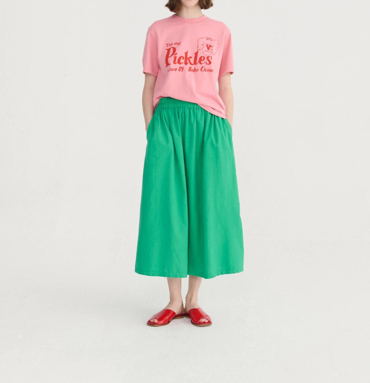 Bobo Choses - Recycled Cotton Evasé Midi Skirt