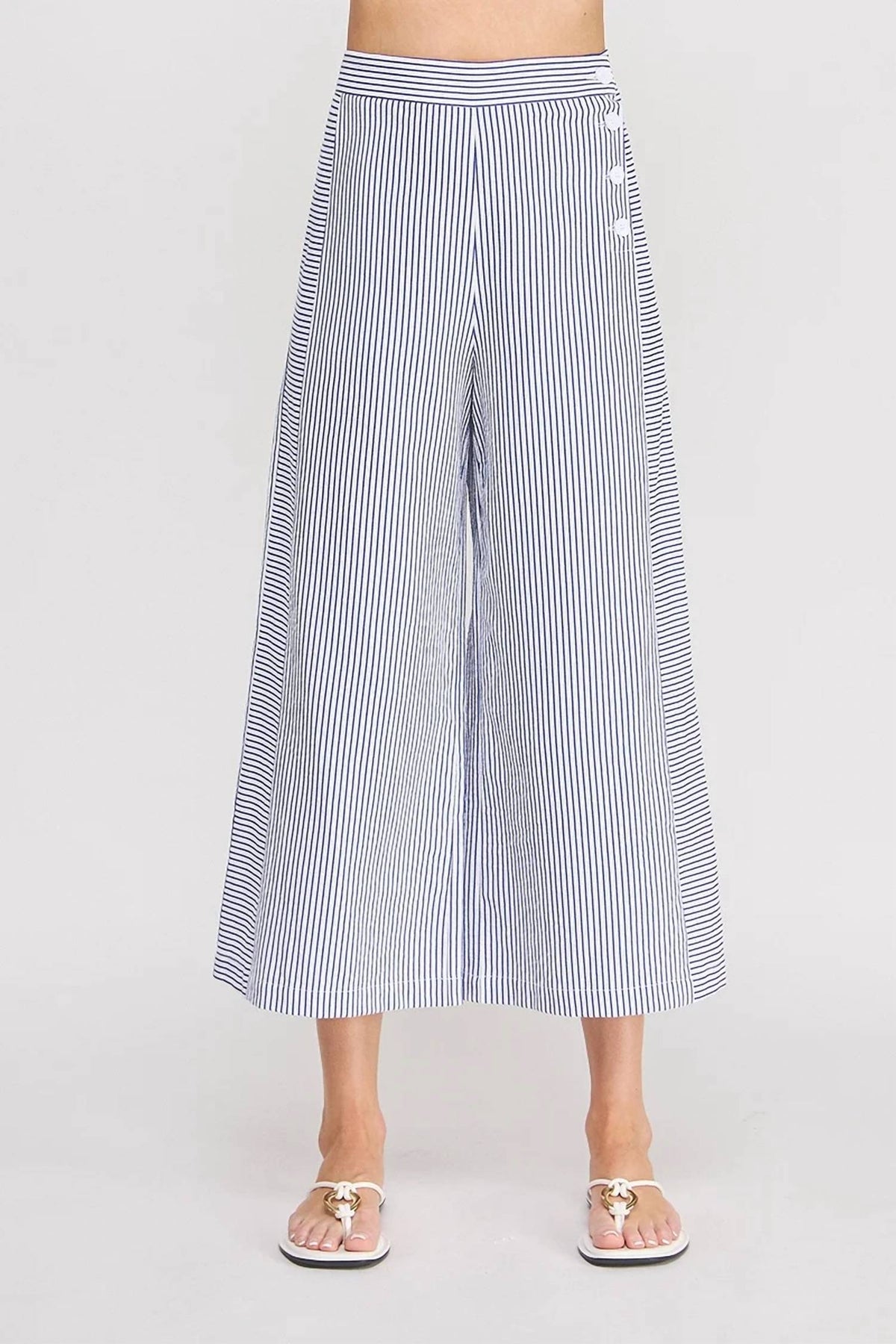 Allie Rose - Olga Seersucker Pants