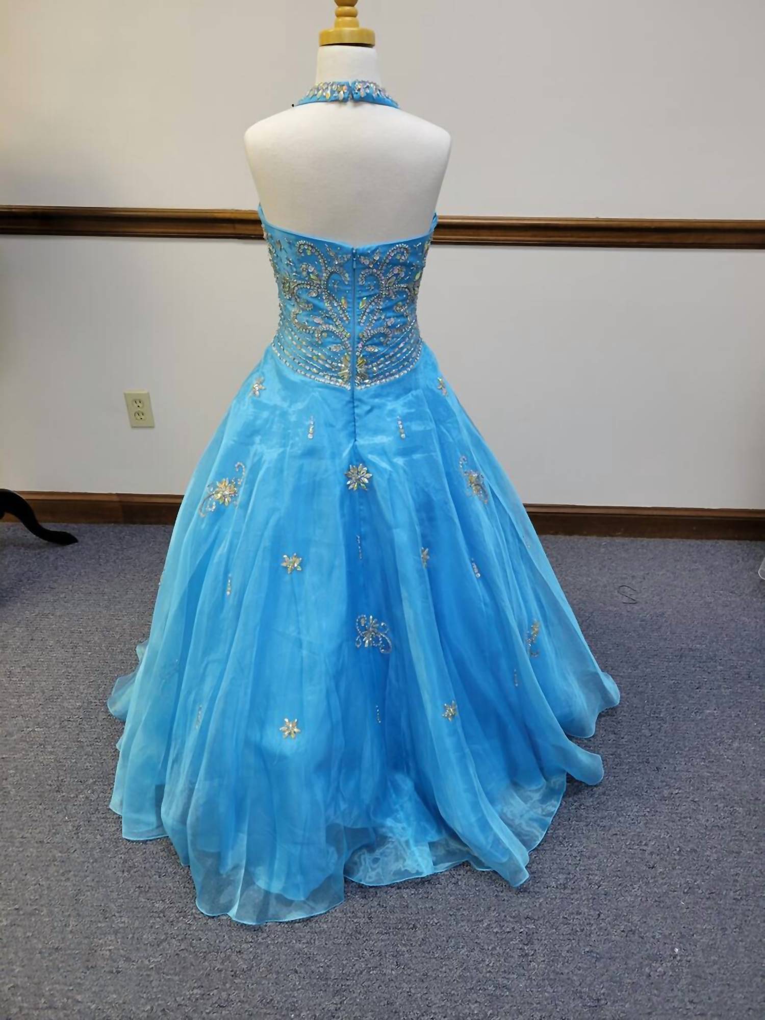 Little Rosie - Girl's Glitz Long Pageant Dress