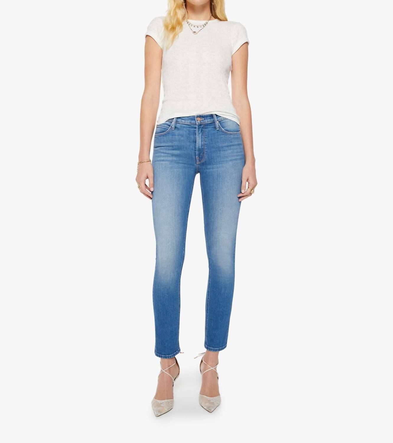 Mother - The Dazzler Hover Mid Rise Jeans