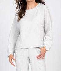 Olivia By Habitat - Feather Lux Knit Travel Pullover