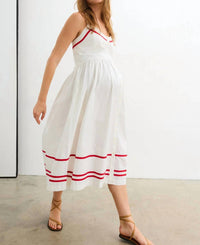 Hatch The Catalina Dress in white red - women's dress - view 5