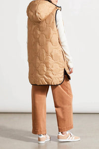 Tribal - Reversible Hooded Puffer Vest