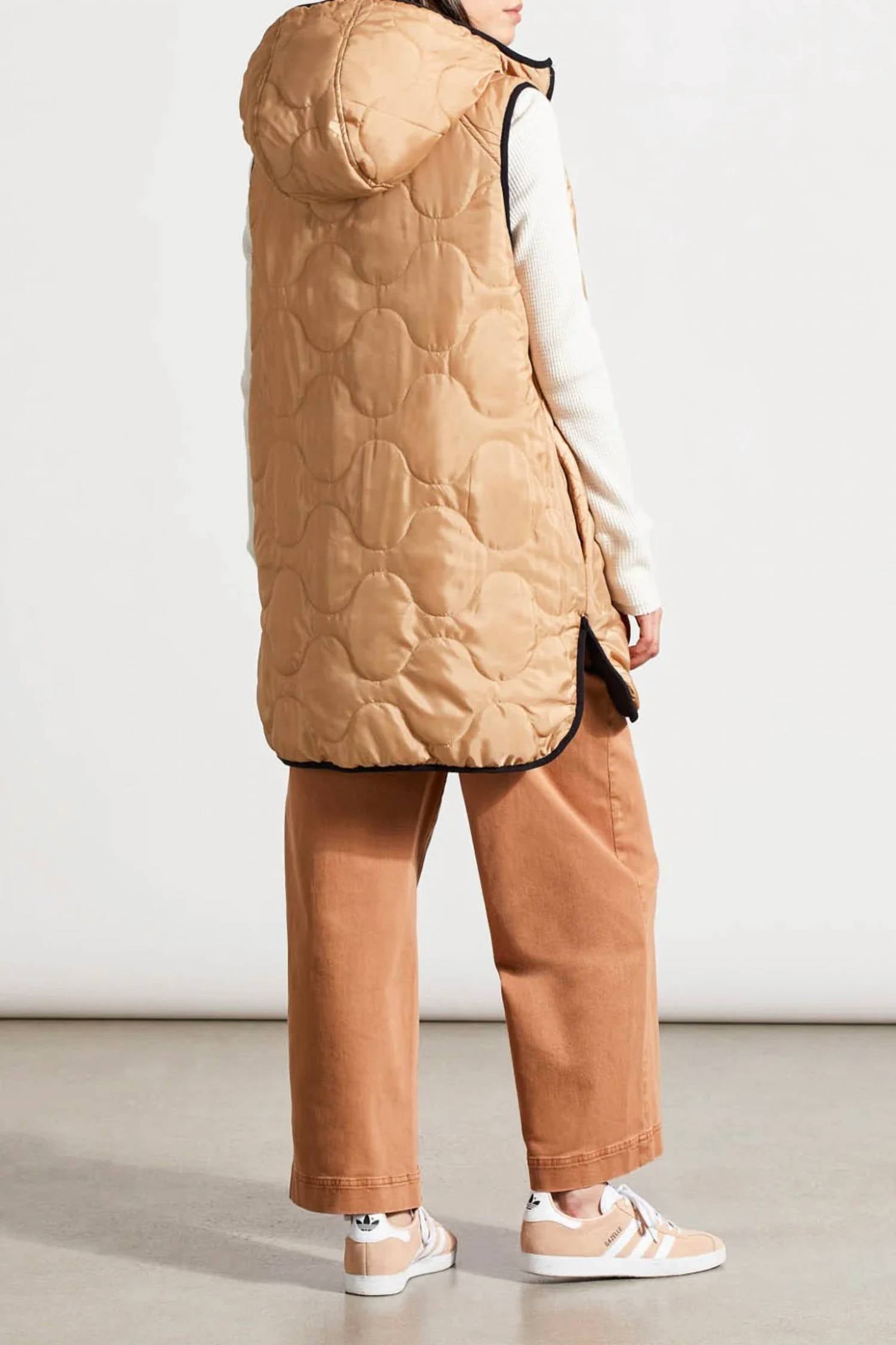 Tribal - Reversible Hooded Puffer Vest