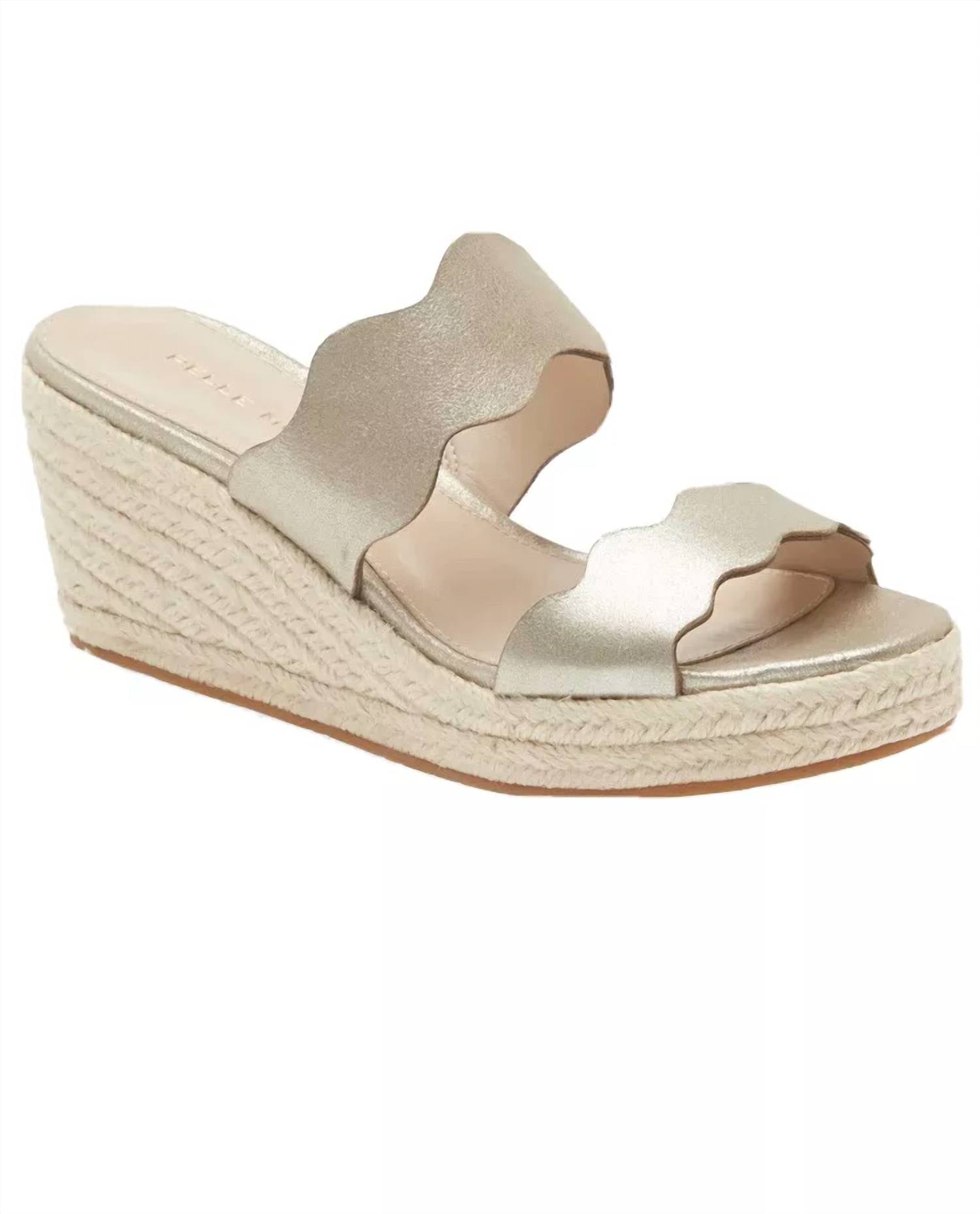 Pelle Moda - Women's Krew Wedge Sandals