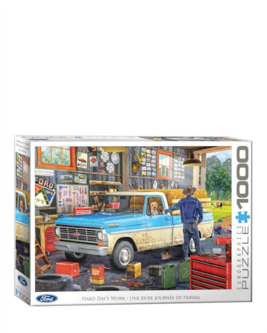 Eurographics Puzzles - Hard Day's Work Puzzle