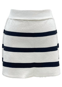 Queen Of Sparkles - Women's Striped Sweater Skirt