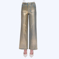 Bayeas Golden Girl Denim Wide Leg Jeans - women's jeans