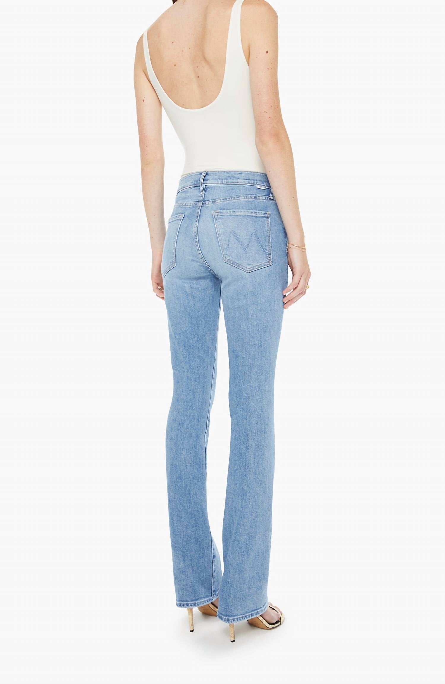 Mother Insider Skimp Jeans in baubles and trinkets - women's jeans - alternate view