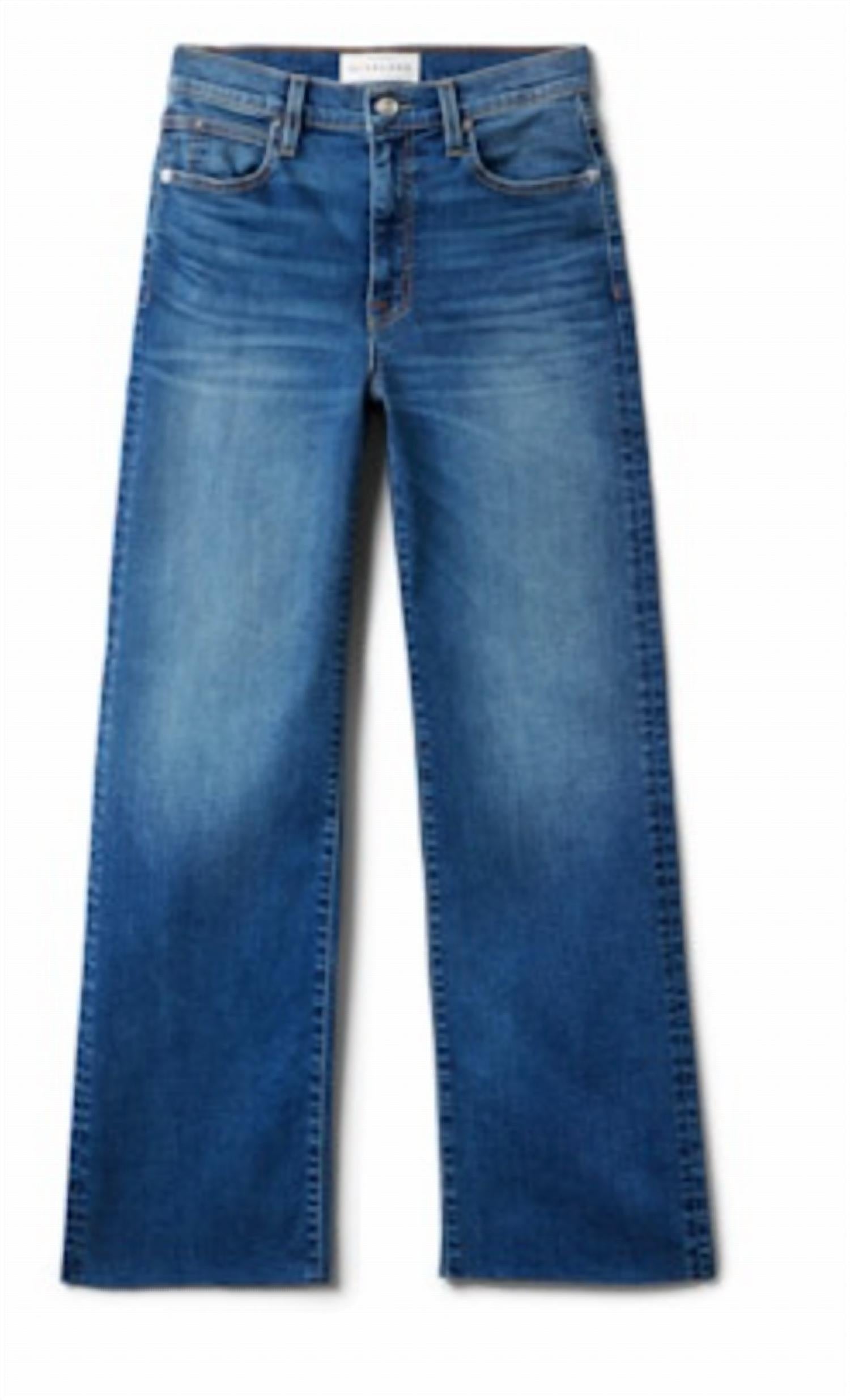 SLVRLAKE Women's Grace High Rise Jeans in coyote creek blue - women's jeans