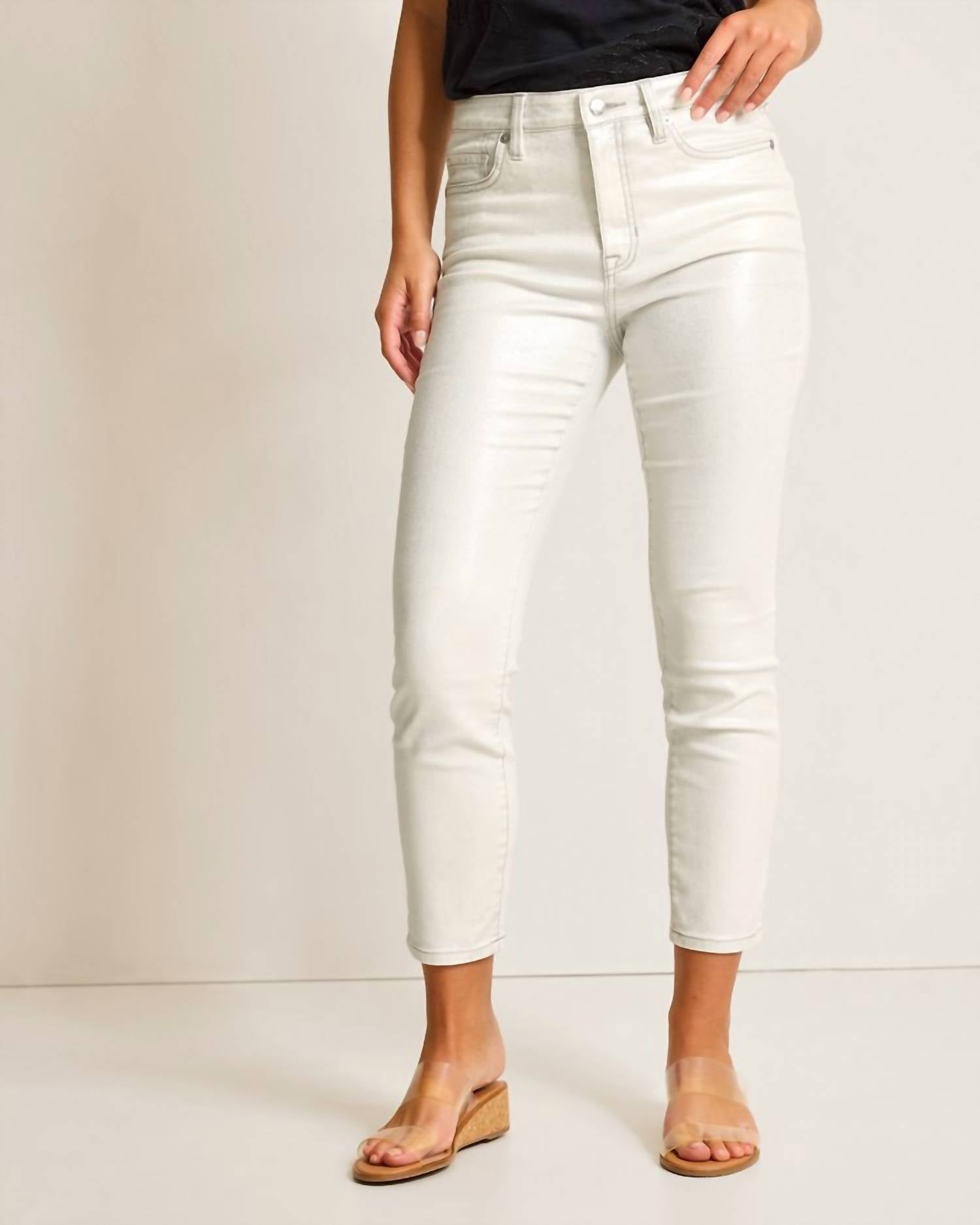 Tommy Bahama - Metallic High Rise Ankle Jeans
