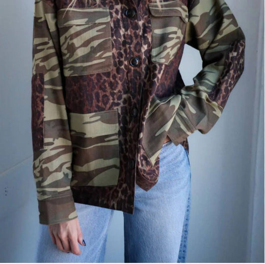 Johnny Was - patchwork jacket molly camo