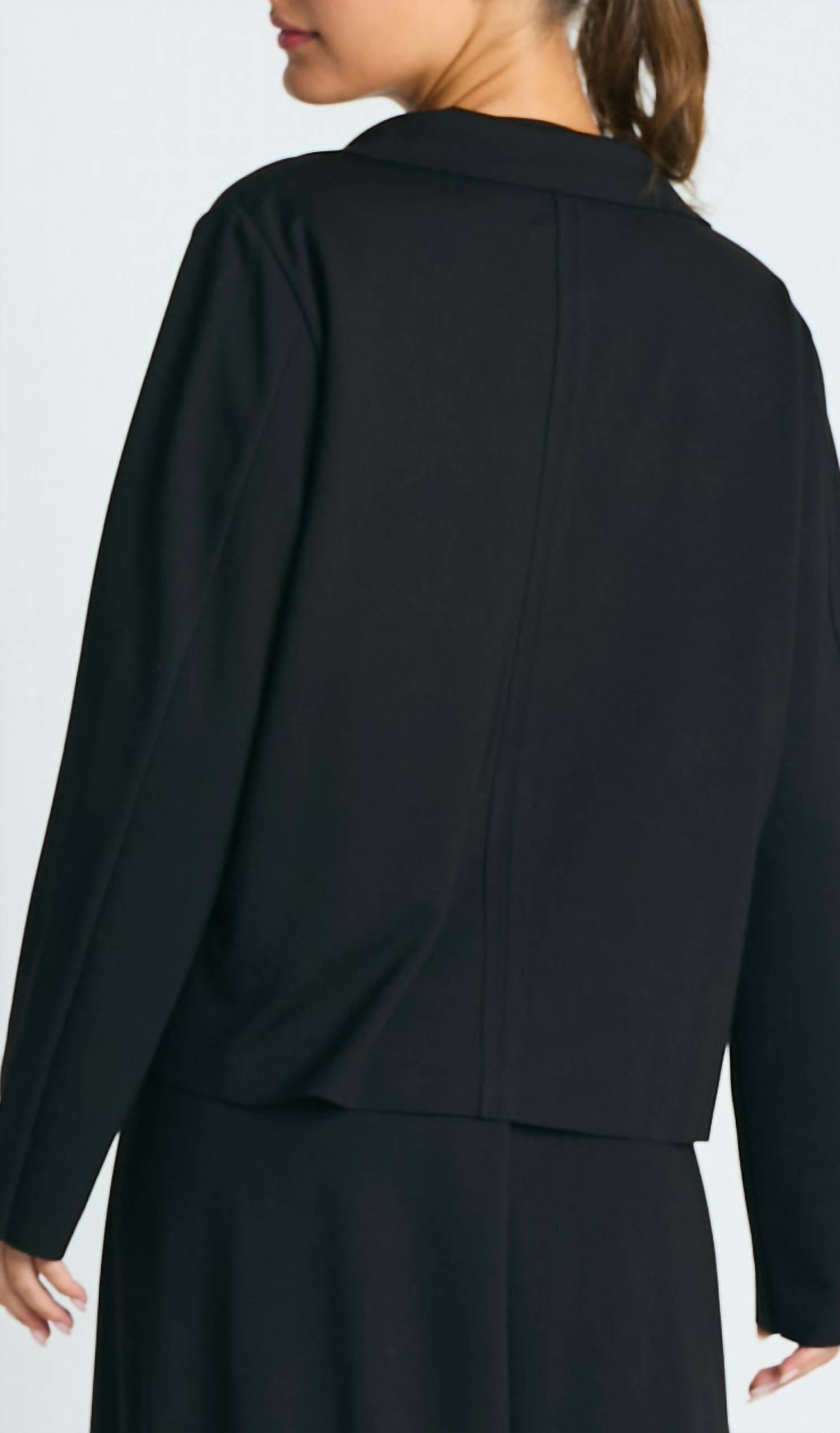 Planet By Lauren G. - Scuba Crop Blazer