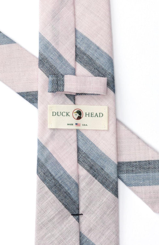 Duck Head - Men's Linen Cotton Stripe Tie