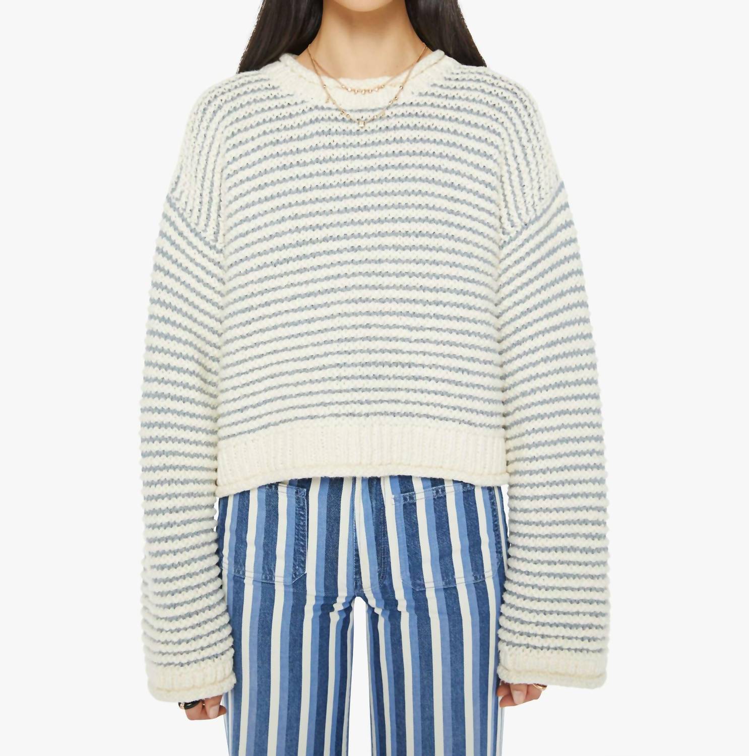 Mother - Bell Sleeve Jumper Roll Top