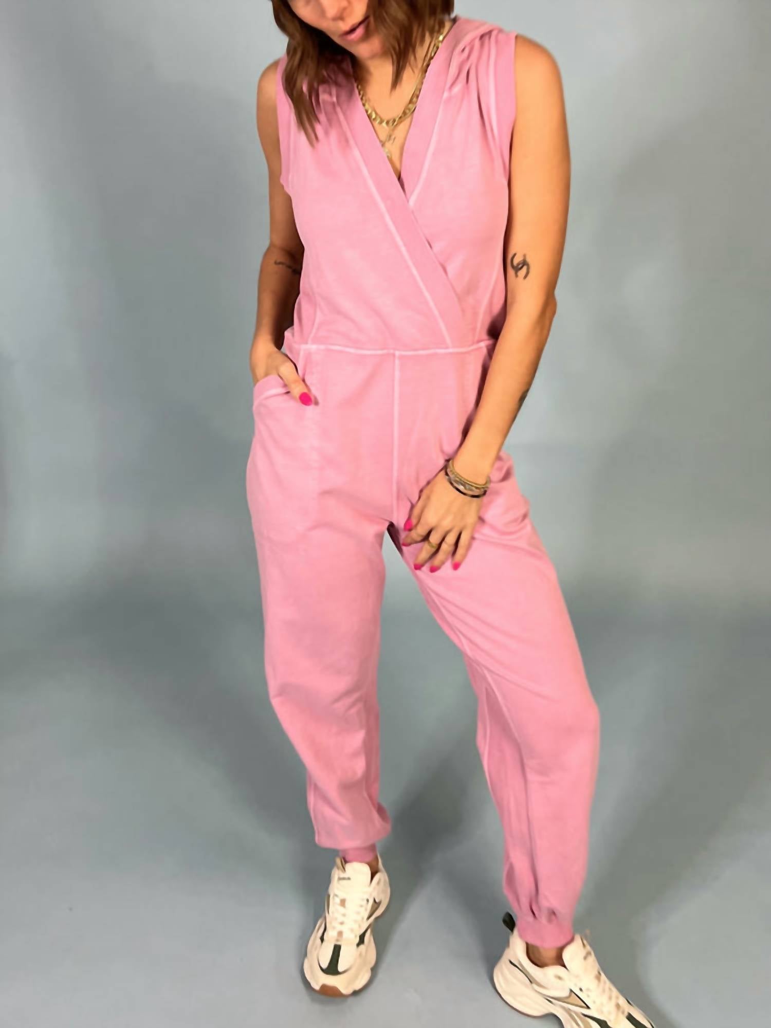 Fate - Hoodie Sliced Front Jumpsuit