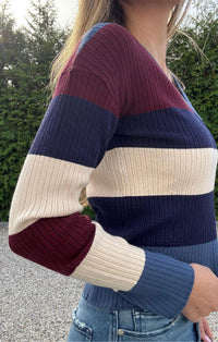 Red Haute - Lucy V Neck Sweater