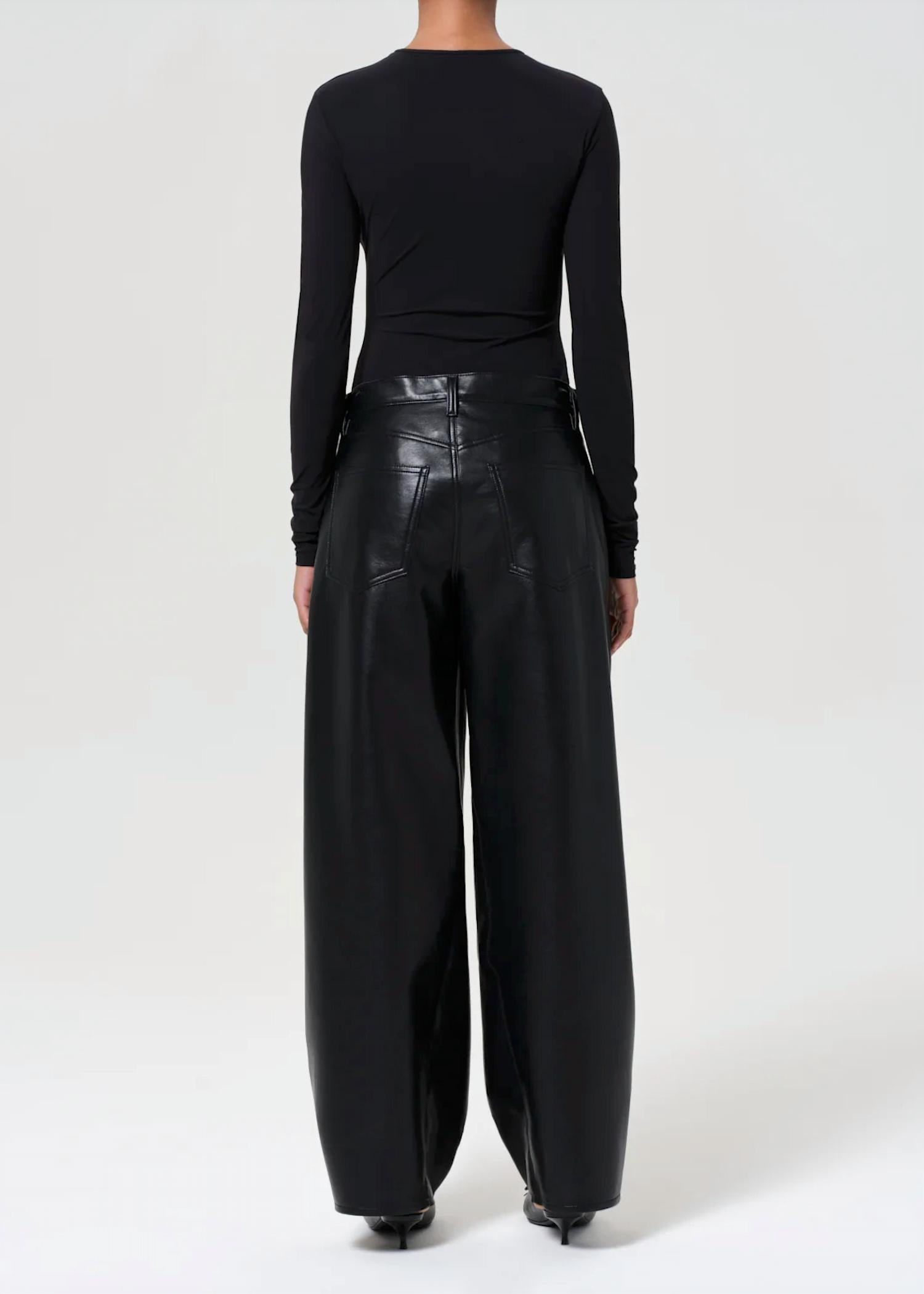 Agolde - Recycled Leather Twist Jean
