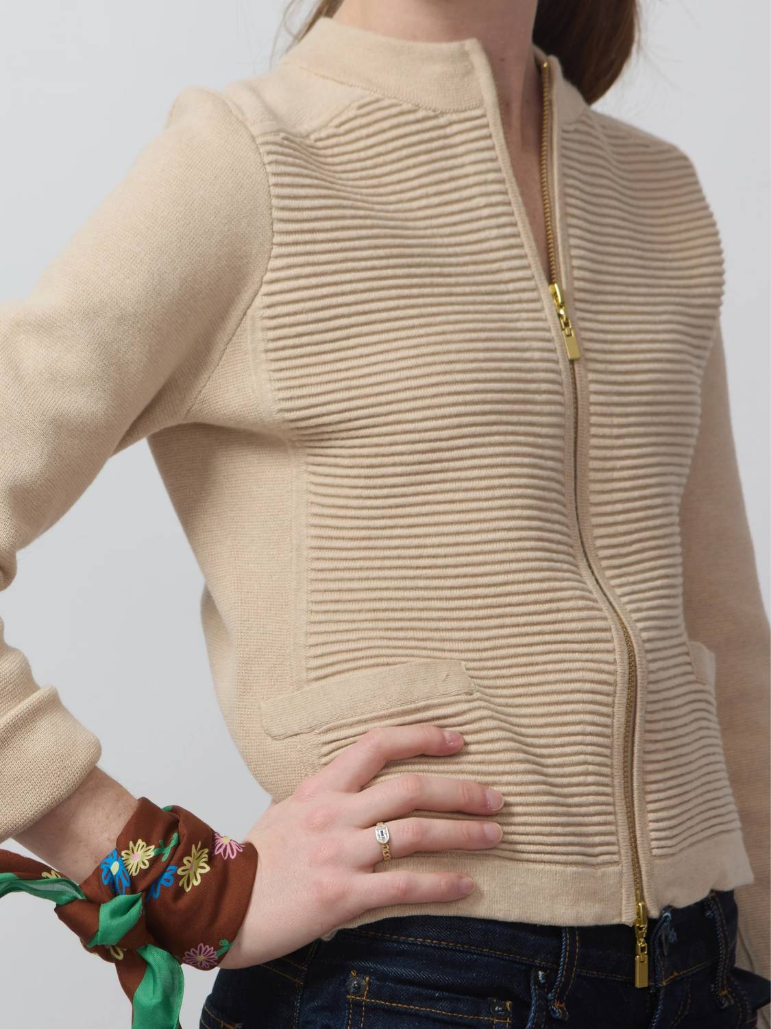 Kinross - Women's Fitted Zip Cardigan