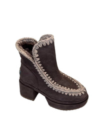 Mou - Women's Platform Suede Bootie