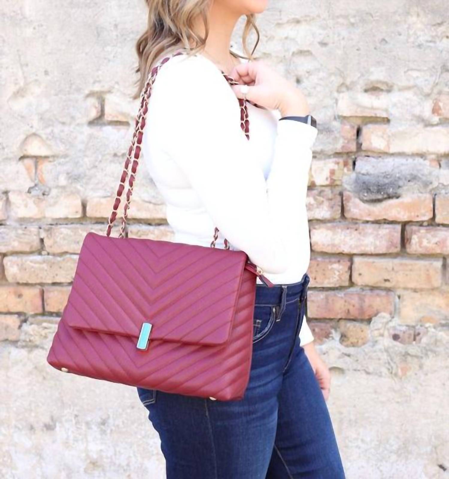 Caroline Hill - Women's New Guinea Quilted Crossbody Bag