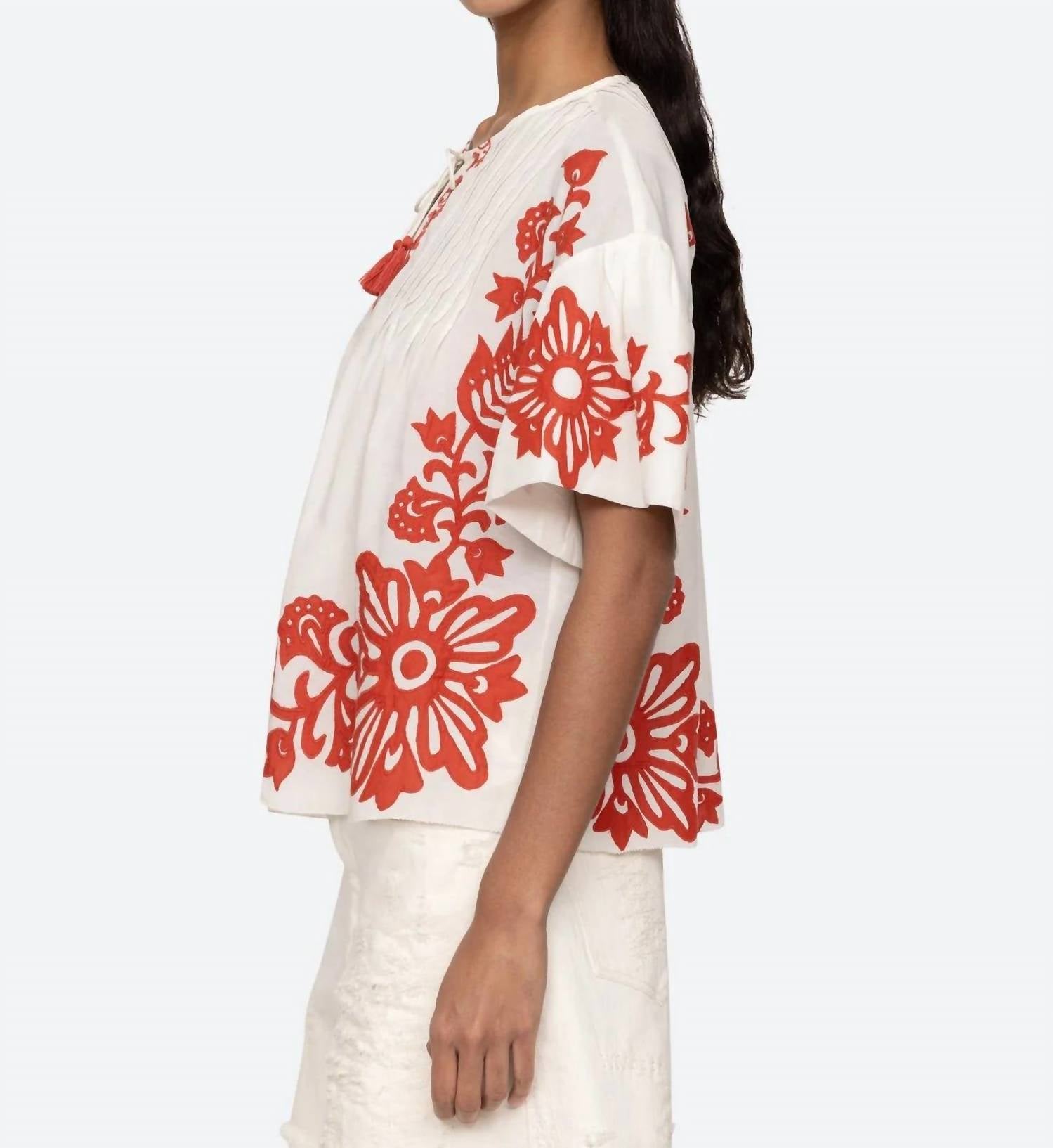 Sea - Liliana Short Sleeve Top